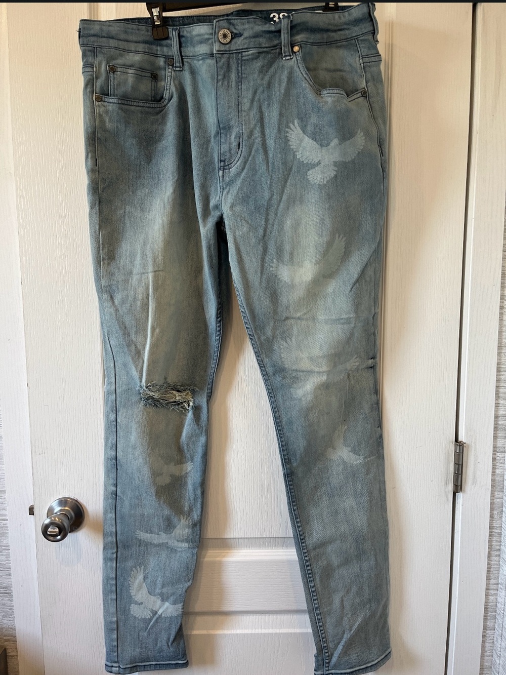 Serenede 38 Fitted Denim Peace Jeans